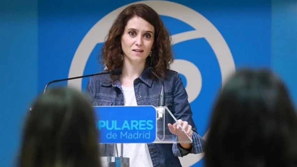 Isabel Díaz Ayuso. Foto: Europa Press