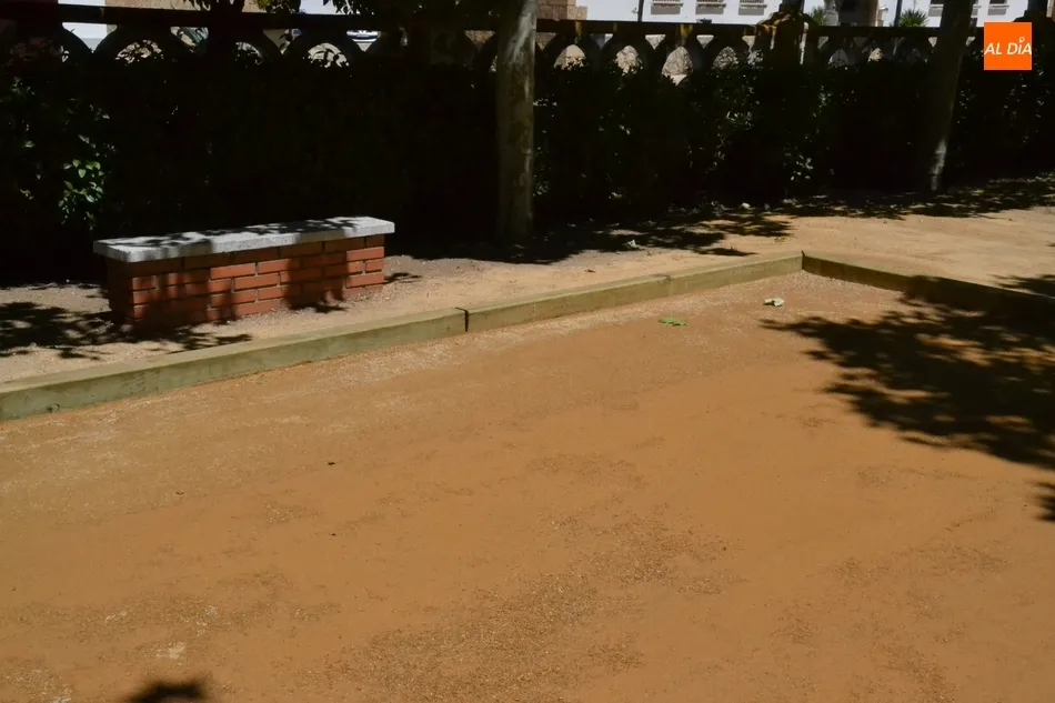Foto 4 - Definida una pista de petanca en el Parque de La Glorieta  