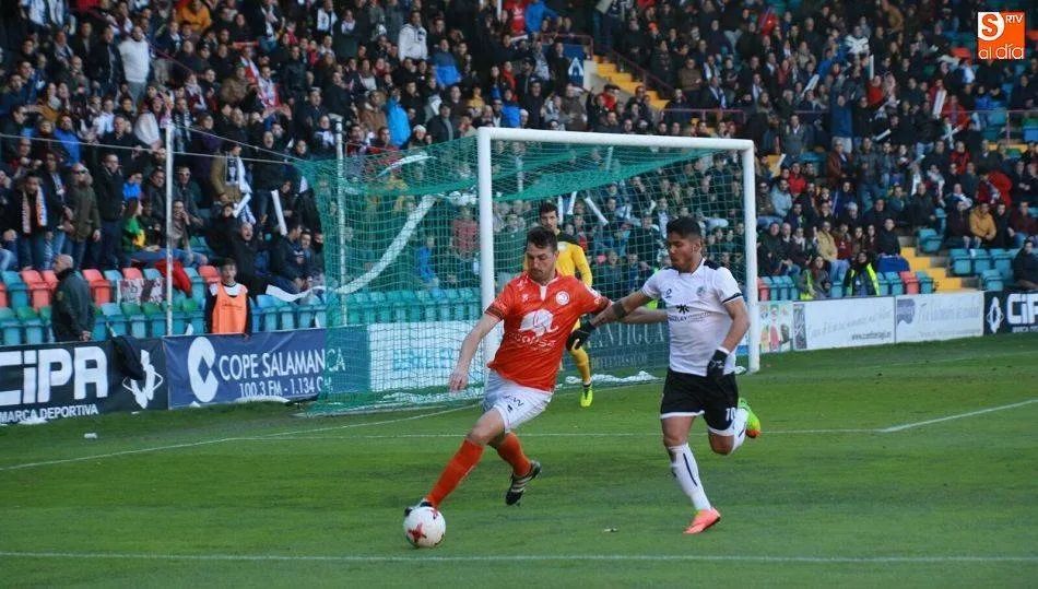 Martín Galván, en un derbi