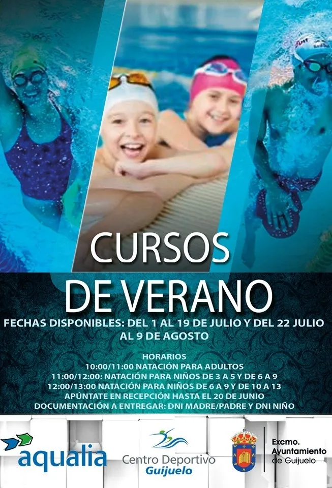 Foto 2 - Los cursos de nataci&oacute;n de verano en Guijuelo se impartir&aacute;n a partir del 1 de julio