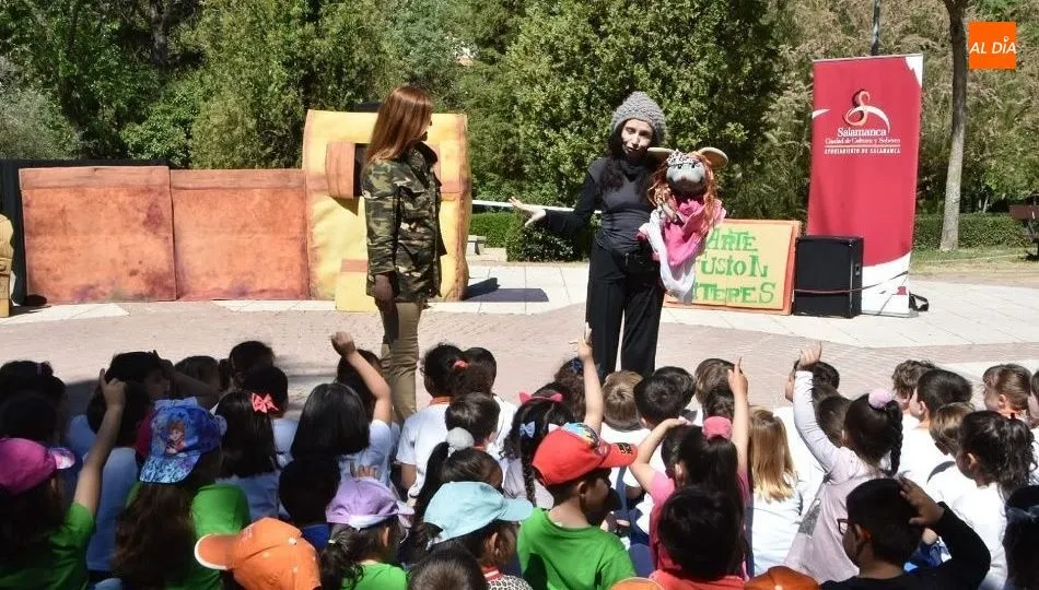 Una de las actuaciones de este jueves en el parque de los Jesuitas