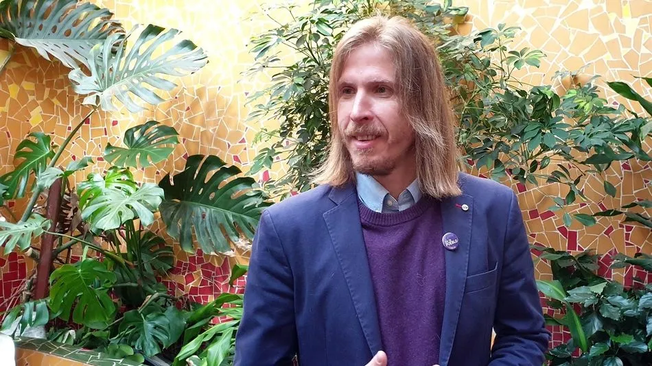El candidato de Podemos a la Presidencia de la Junta, Pablo Fernández. Foto: Europa Press