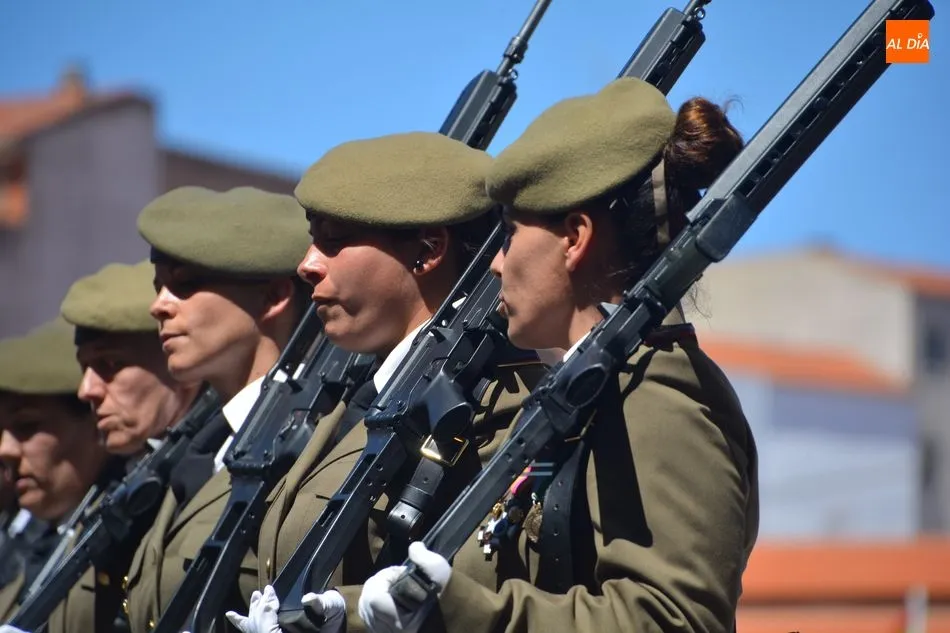 Día de fiesta en el cuartel General Arroquia con motivo del patrón del Arma de Ingenieros