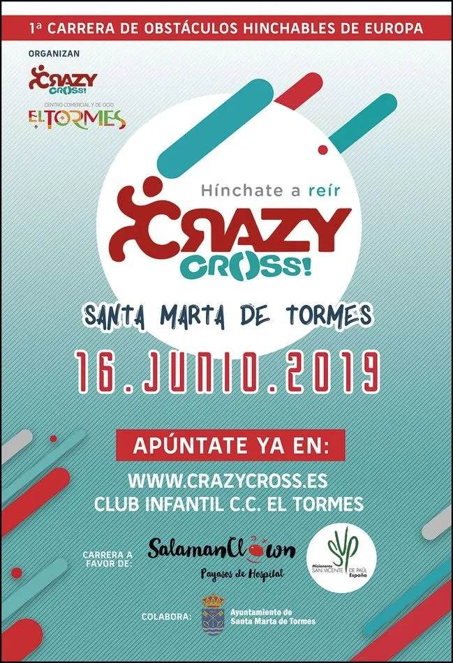 Foto 2 - Salamanca acoger&aacute; el 16 de junio El Tormes Crazy Cross, la loca carrera de obst&aacute;culos hinchables  