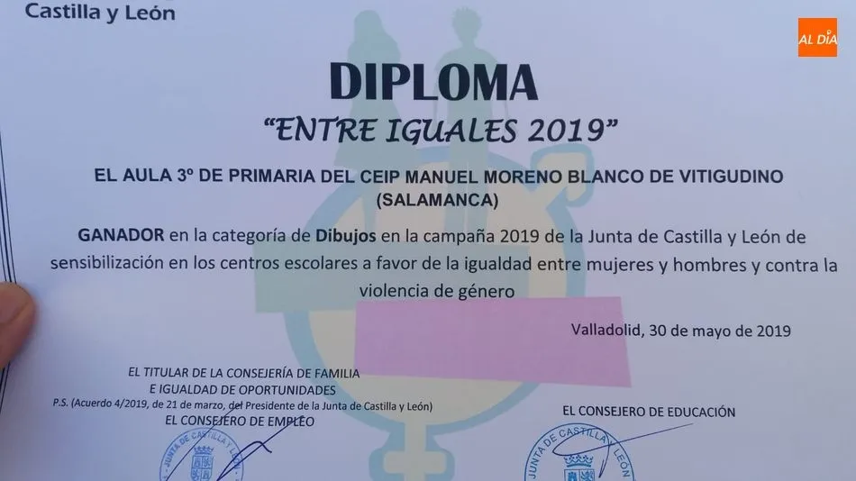 Foto 4 - El&nbsp;CEIP Manuel Moreno Blanco de Vitigudino&nbsp;se lleva uno de los premios del concurso &lsquo;Entre...