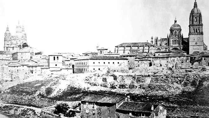 El barrio de los Caídos o los destrozos del ejército de Napoleón