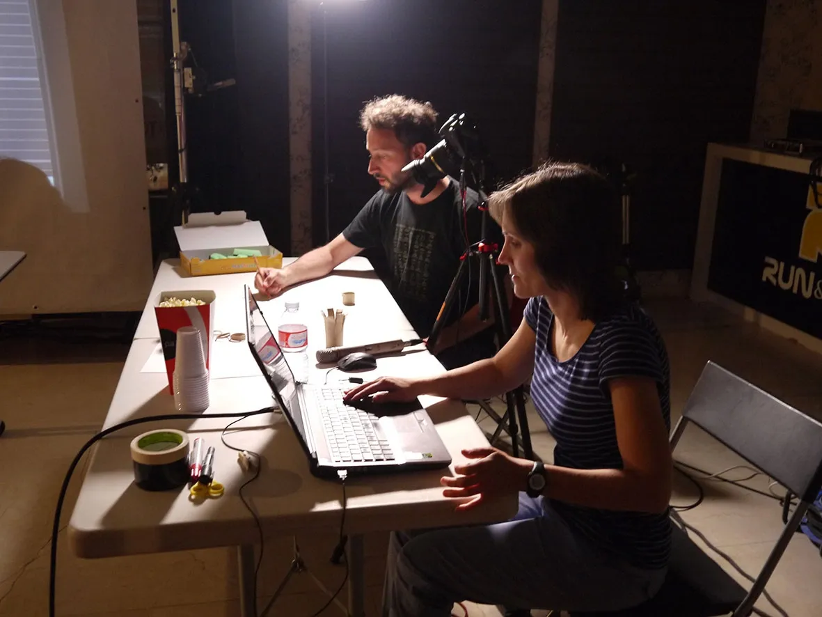 Foto 3 - Los ganadores del Goya,&nbsp;Giovanni Maccelli y Carlota Colorado, imparten un taller de cortos de...