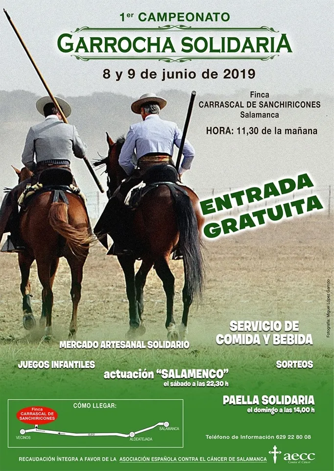 Foto 2 - El I Campeonato de Garrocha Solidaria recaudar&aacute; fondos para la AECC&nbsp;de Salamanca