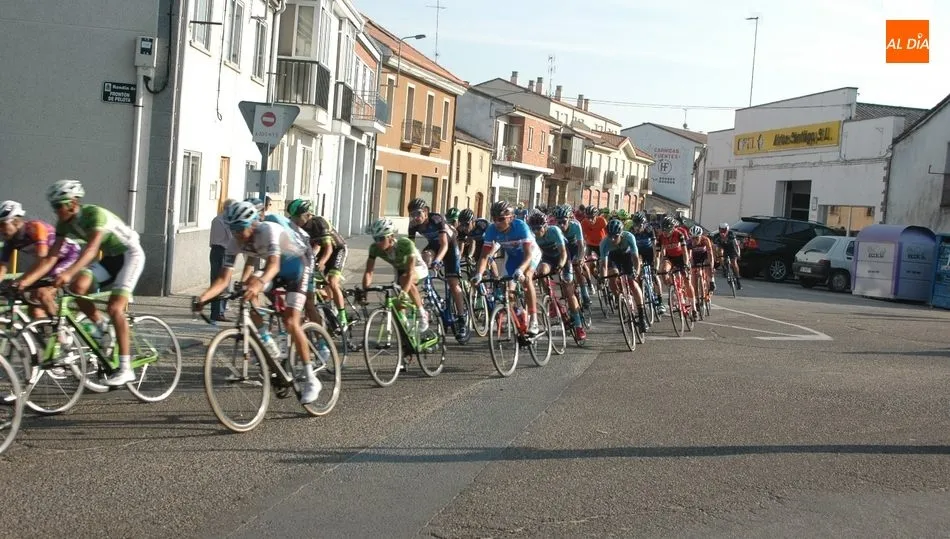 vuelta ciclista a Salamanca 2018 a su paso por Vitigudino el pasado mes de agosto