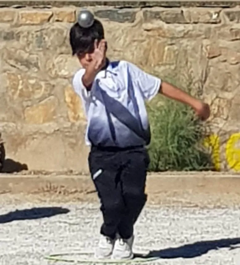 Foto 2 - Inolvidable experiencia para &Aacute;lex Sastre en el Campeonato de Espa&ntilde;a de Petanca  