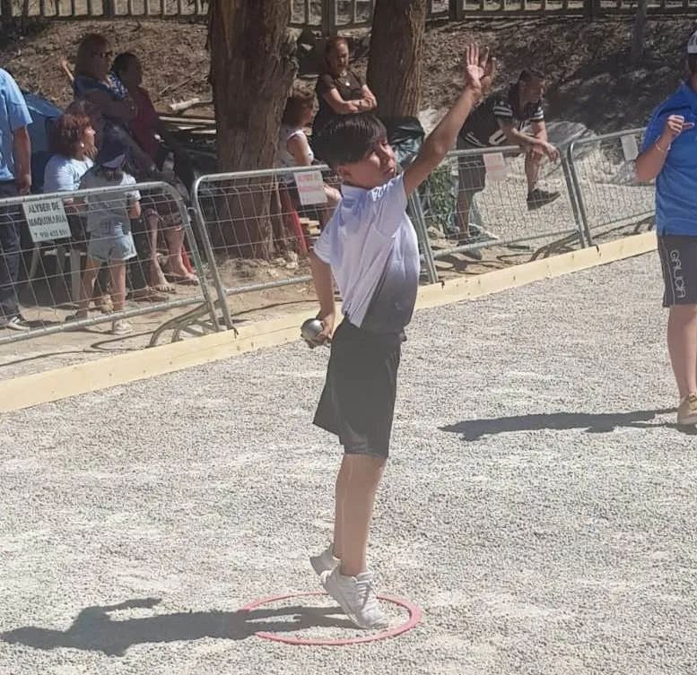 Foto 3 - Inolvidable experiencia para &Aacute;lex Sastre en el Campeonato de Espa&ntilde;a de Petanca  