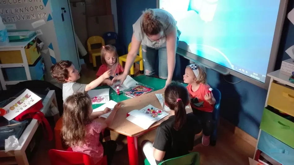 Participantes en las clases de inglés de la Asociación Aspas de Salamanca.