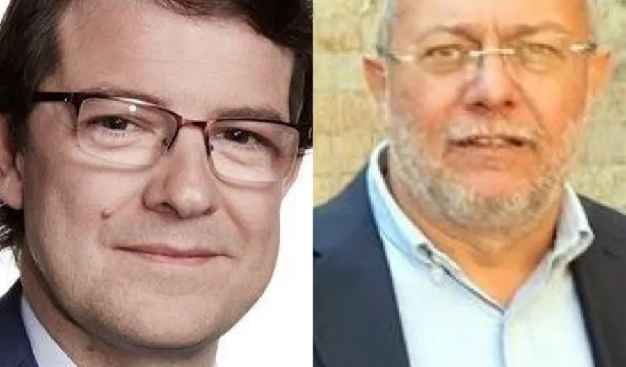 Los cabezas de lista del PP a la Junta, Alfonso Fernández Mañueco, y de Ciudadanos (Cs), Francisco Igea. Fotos de Europa Press