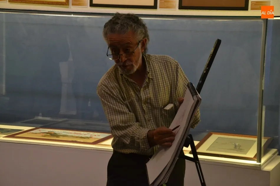 Foto 6 - Jer&oacute;nimo Prieto desvela sus trucos pict&oacute;ricos a los alumnos de Secundaria  