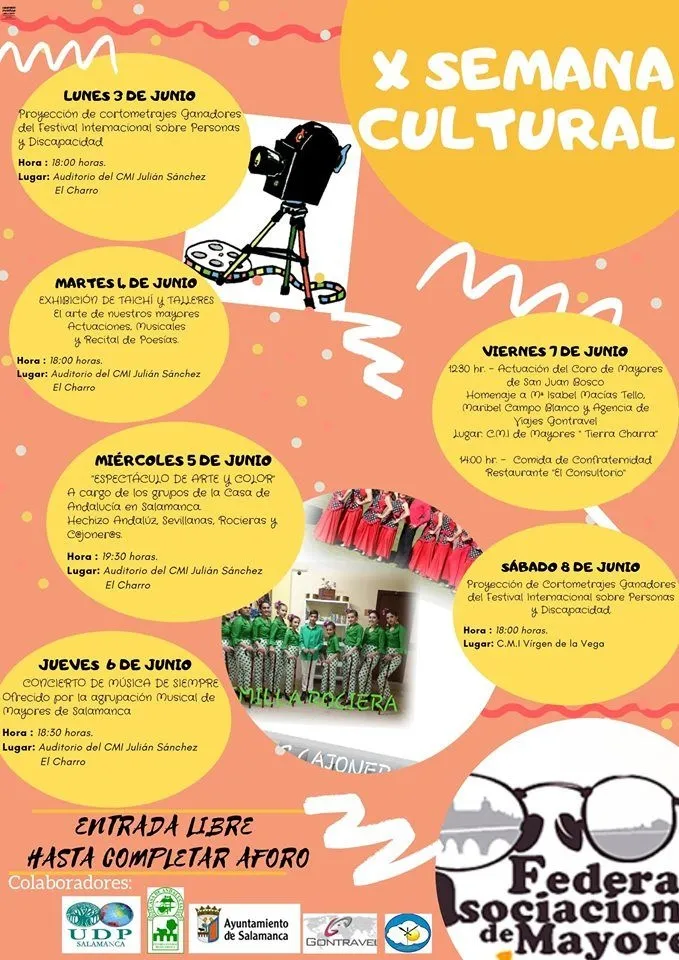 Avesal celebra su X Semana Cultural con música, proyecciones, comida y homenajes