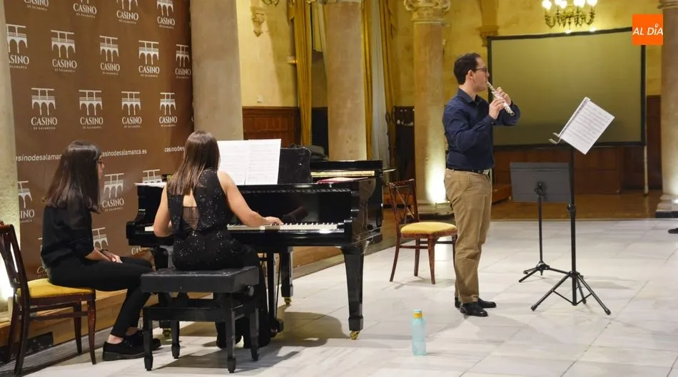 Concierto de los alumnos de flauta travesera y canto del Conservatorio Profesional. Foto de Lydia González
