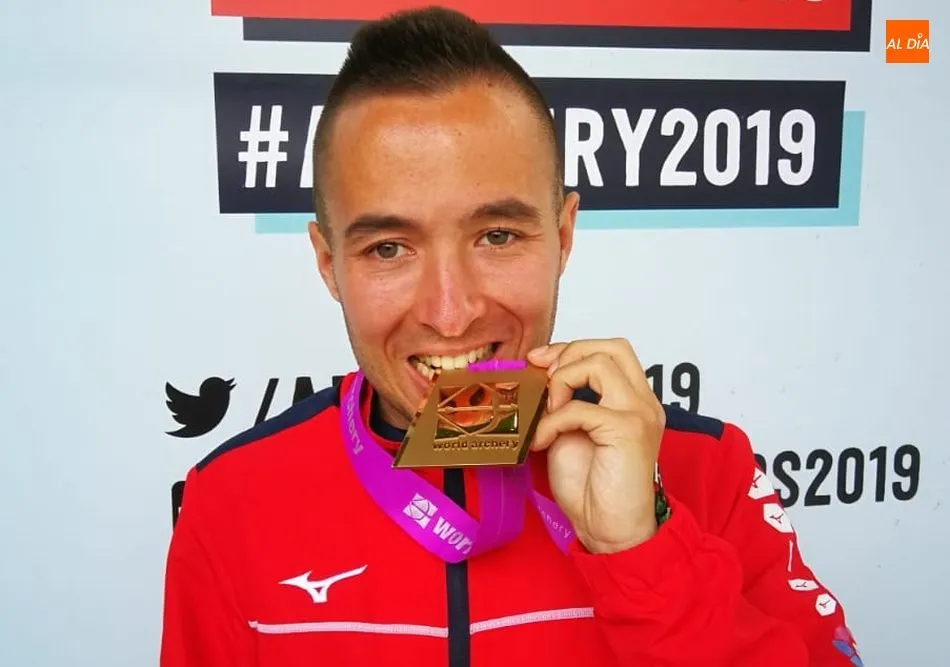 Foto 5 - Daniel Mart&iacute;n se hace con la medalla de bronce en el Mundial de Tiro con Arco Adaptado