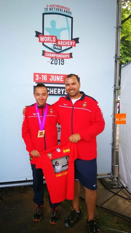 Foto 4 - Daniel Mart&iacute;n se hace con la medalla de bronce en el Mundial de Tiro con Arco Adaptado
