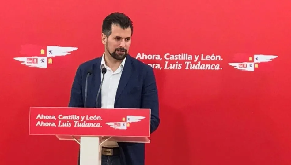 Luis Tudanca, candidato del PSOE a la presidencia de la Junta de Castilla y León
