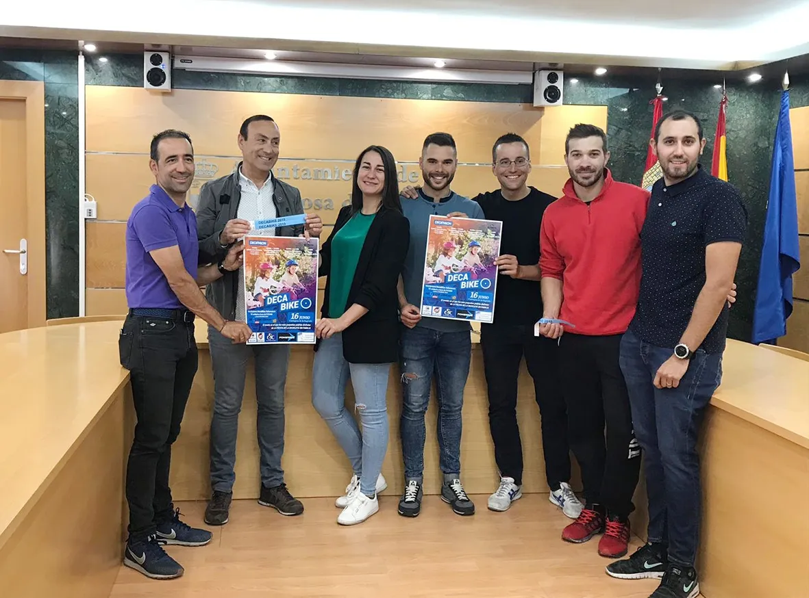 Presentación del acto deportivo en el Ayuntamiento de Carbajosa