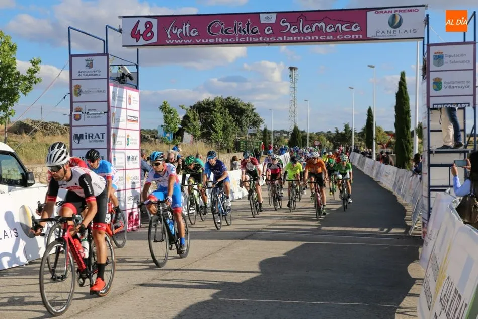 Foto 2 - La Vuelta Ciclista a Salamanca 2019 recorre las Arribes con meta en Sard&oacute;n de los Frailes  