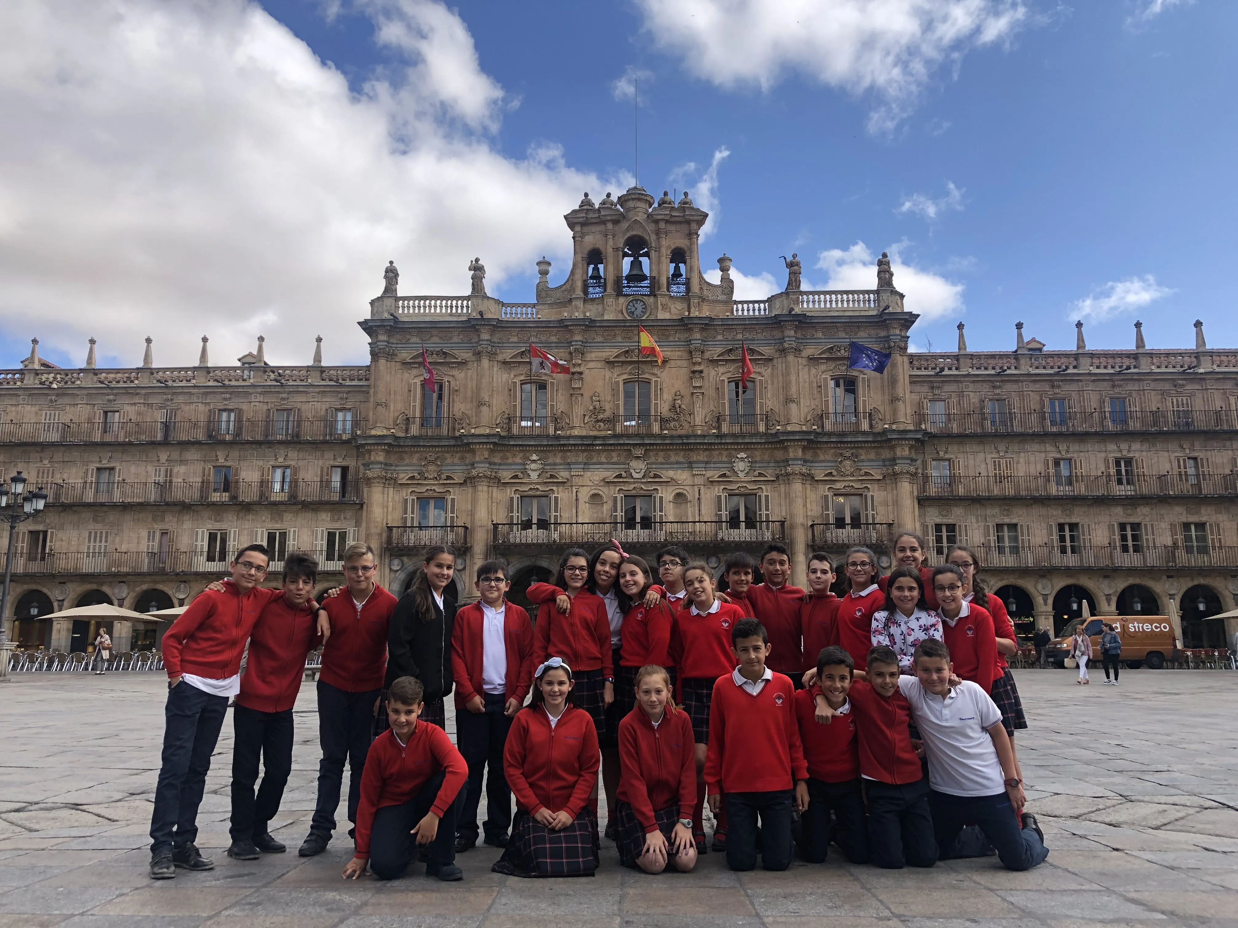Alumnos del Colegio Padres Trinitarios de Salamanca