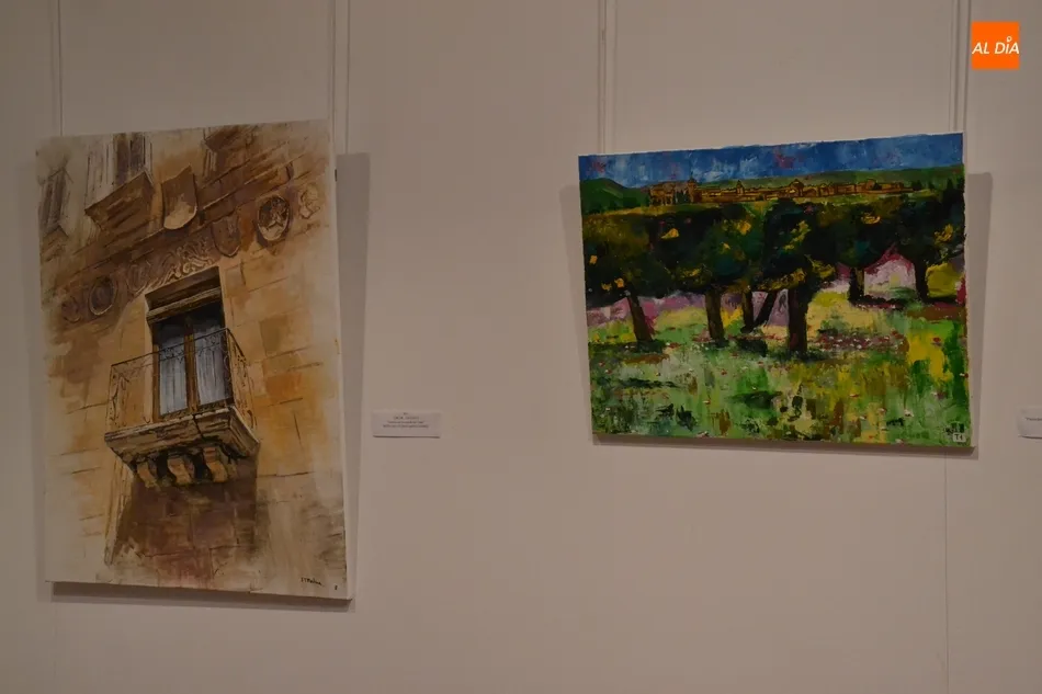 Foto 3 - La Casa de la Cultura acoge parte de los cuadros del Concurso de Pintura al Aire Libre  