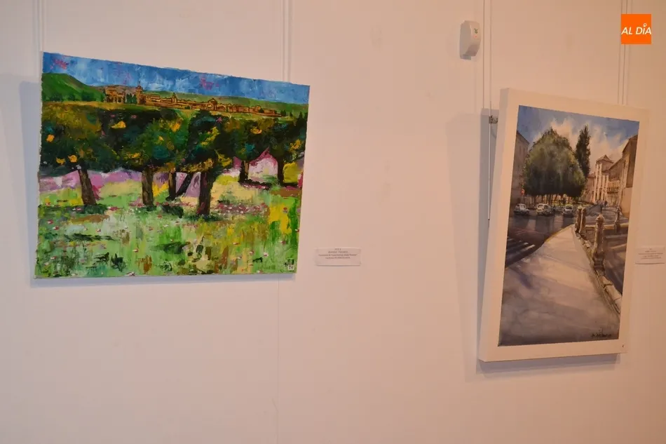 Foto 2 - La Casa de la Cultura acoge parte de los cuadros del Concurso de Pintura al Aire Libre  