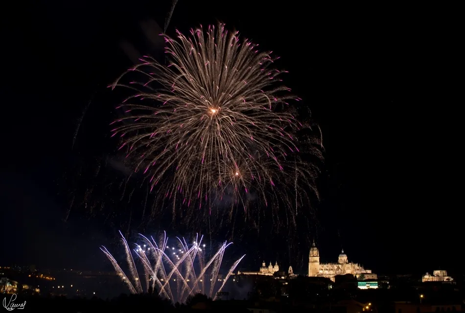 Foto 9 - Los fuegos artificiales llenan de luz y color el cielo salmantino  