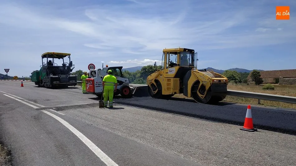 Foto 4 - Se retoman los trabajos de mejora de la A-66 entre Guijuelo y Sorihuela