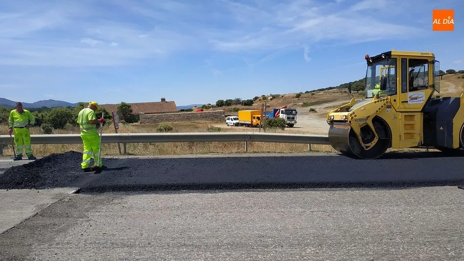 Foto 3 - Se retoman los trabajos de mejora de la A-66 entre Guijuelo y Sorihuela