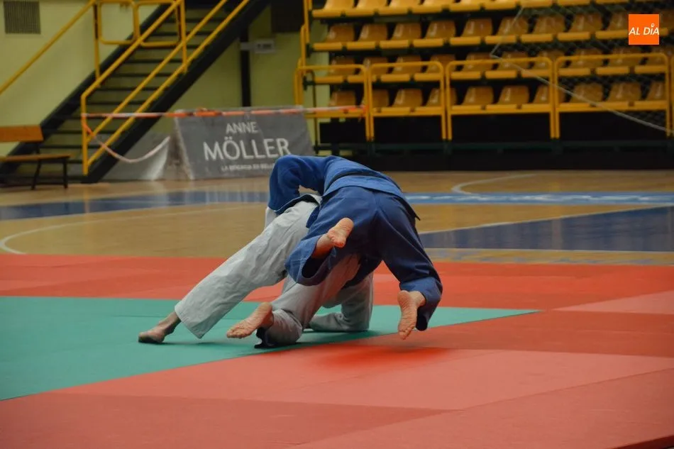 Foto 10 - Los judokas m&aacute;s veteranos ponen sus habilidades a prueba en Salamanca