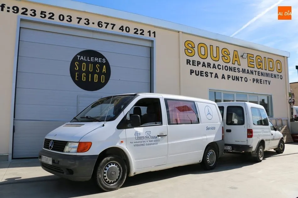 Talleres sousa-Egido se encuentra en la vía de servicio del polígono industrial de Vitigudino, junto a lavados Viticar / CORRAL