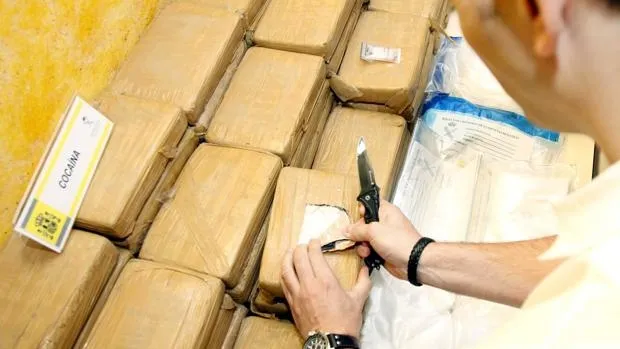 Una cantidad de droga requisada