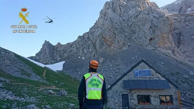 Imagen de la busqueda en los Picos de Europa / Europa Press