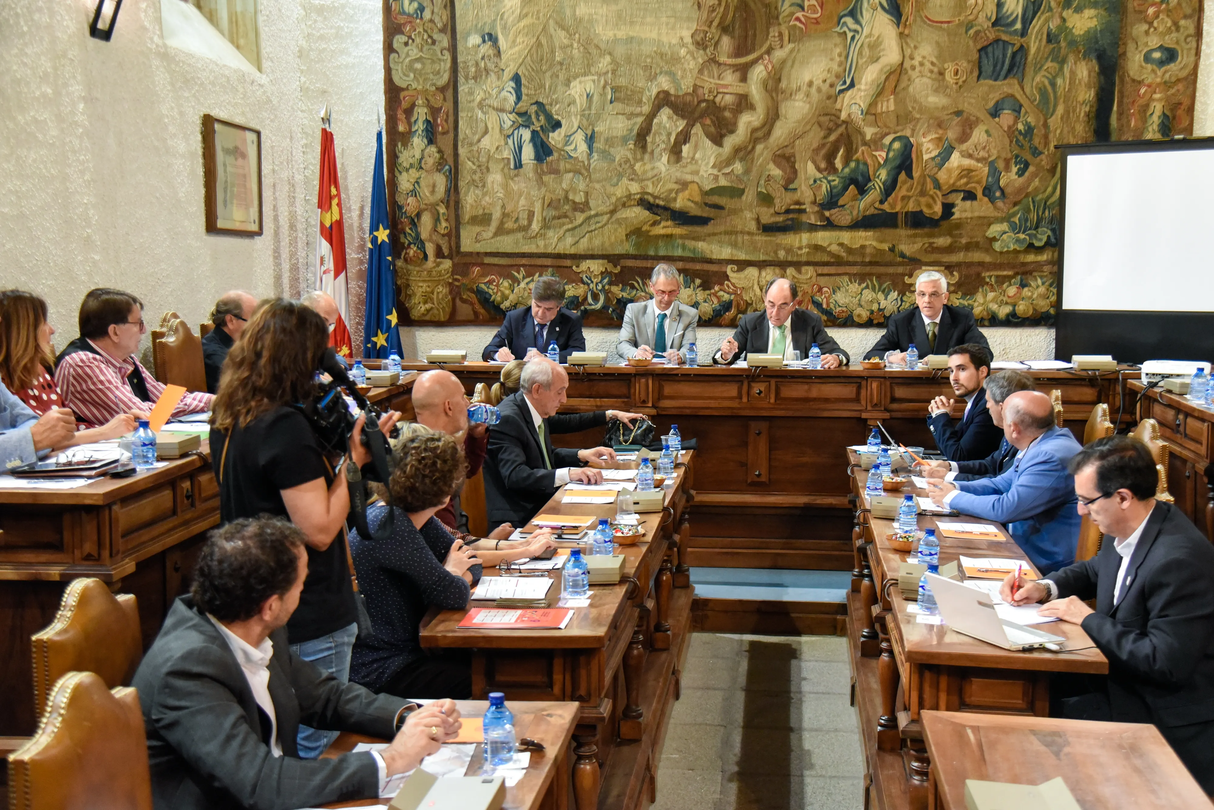 Pleno del Consejo Social de la Universidad de Salamanca. Foto USAL