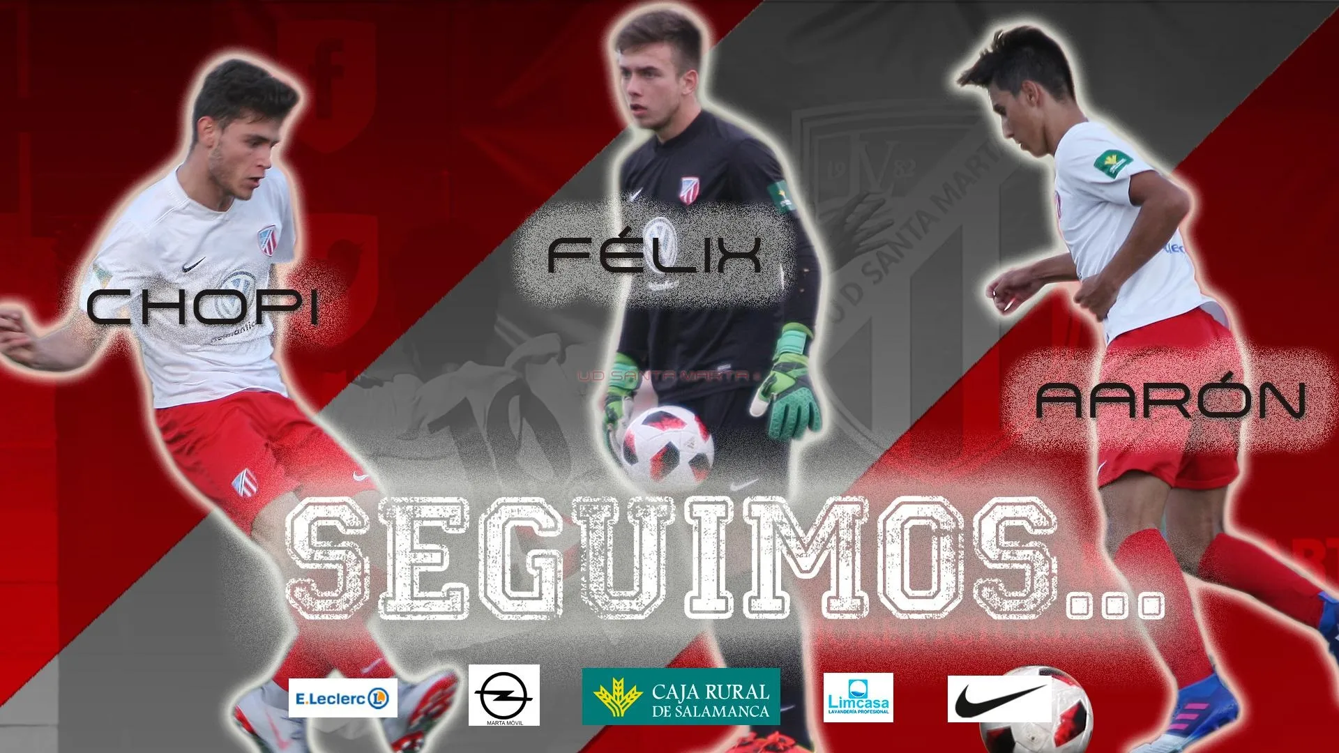 Los jugadores renovados / UD Santa Marta