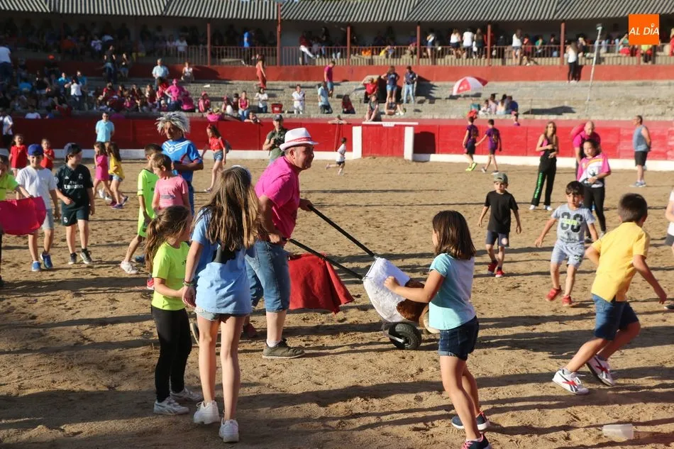 Buen ganado de Eduardo Martín Cilleros en la capea del Sábado de Corpus en Vitigudino  