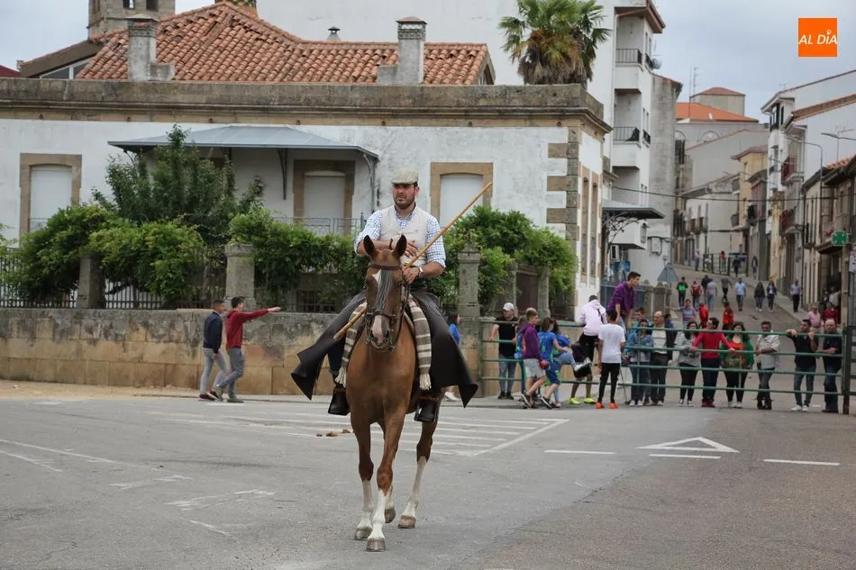 Foto 5 - Bonito encierro a caballo en el d&iacute;a m&aacute;s taurino del Corpus de Vitigudino  