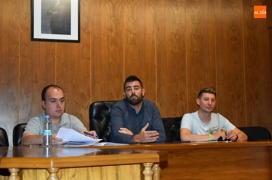 José García, Gonzalo Bautista y Miguel Ángel Sánchez