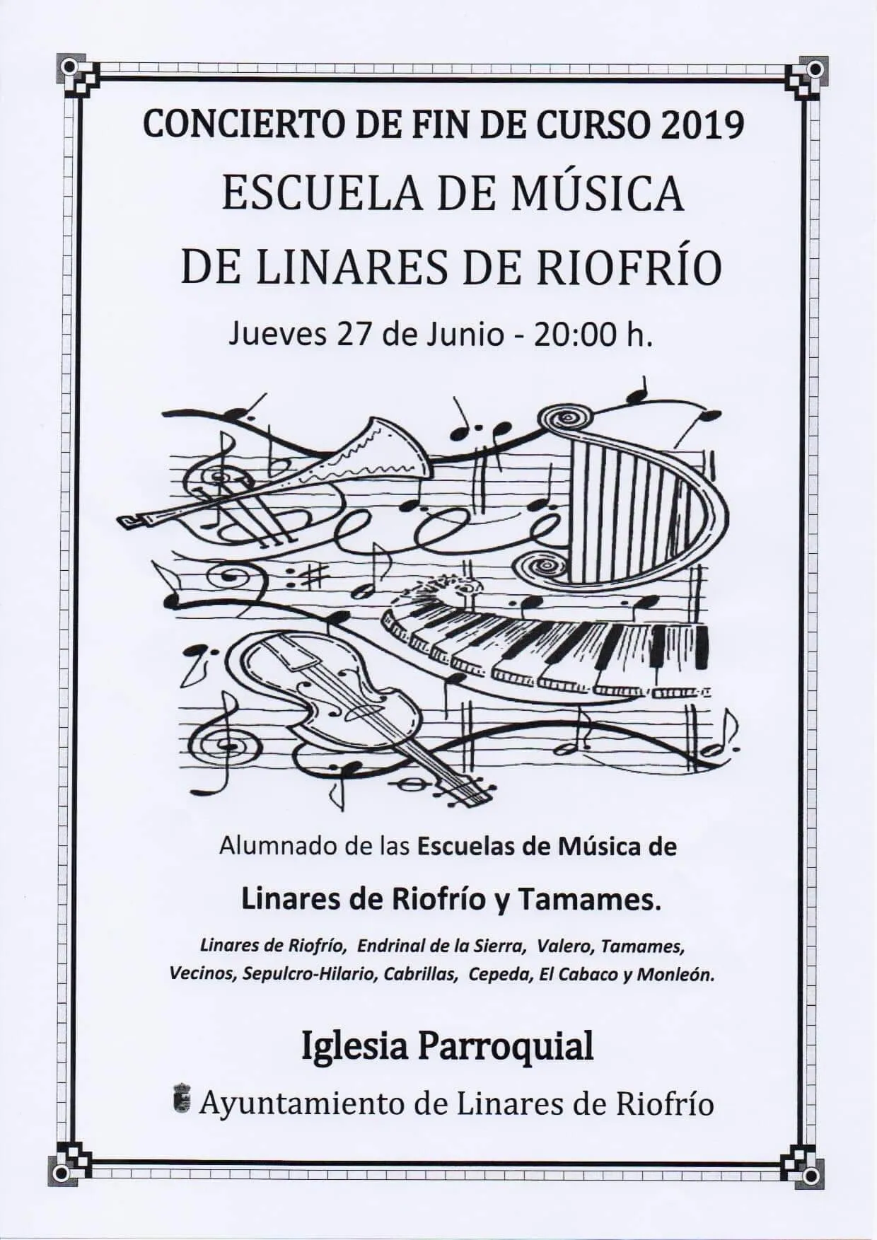 Foto 2 - Linares de Riofr&iacute;o acoge esta tarde un concierto de la escuela de m&uacute;sica