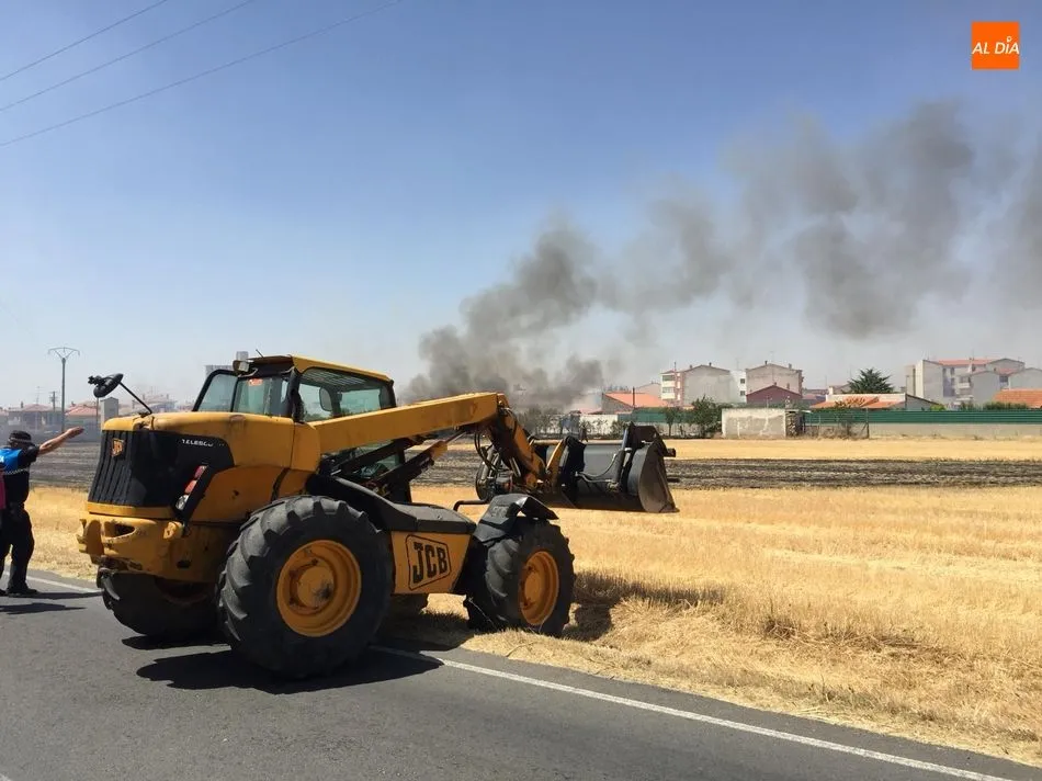 Foto 9 - Un incendio de gran envergadura quema varios huertos familiares en el pol&iacute;gono El Inestal de...