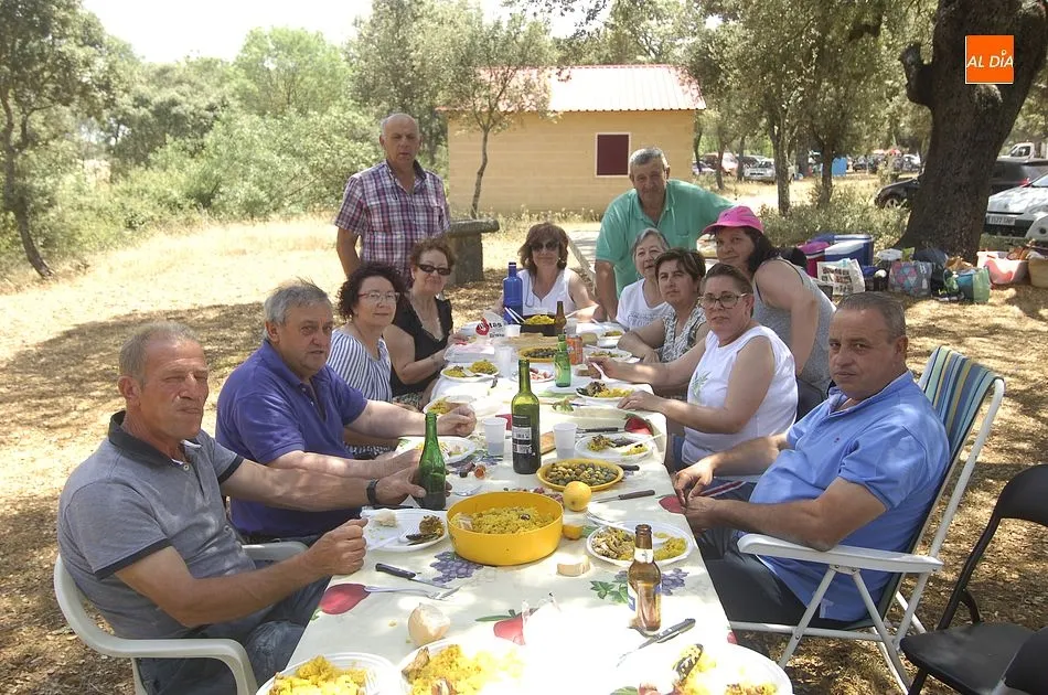 En plena comida | Fotos Adrián Martín