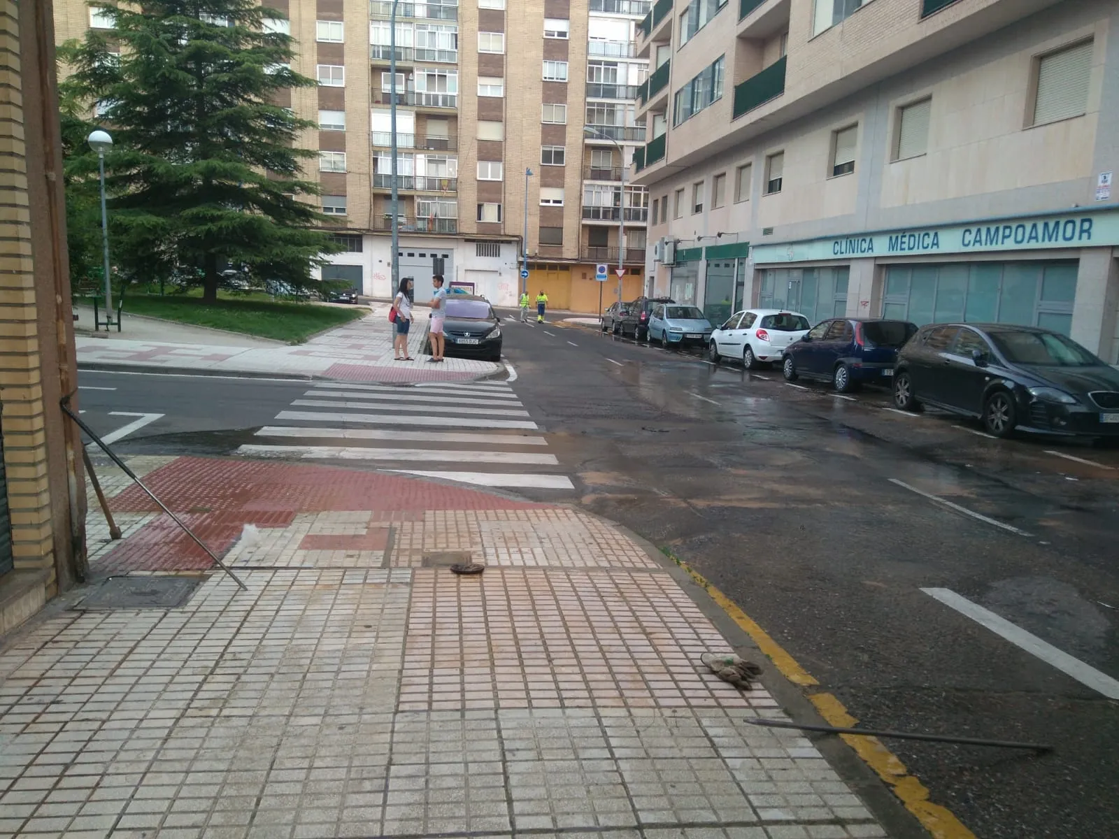 Foto 9 - Gran revent&oacute;n de agua desde Mar&iacute;a Auxiliadora hasta la Gran V&iacute;a