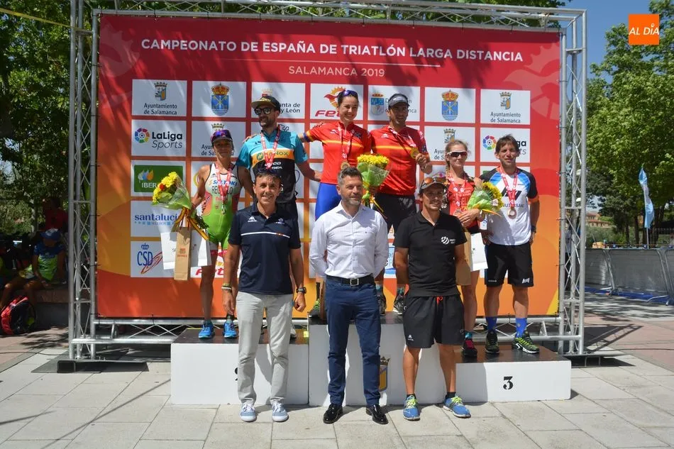 Foto 2 - Francesc Godoy y Helene Alberdi, nuevos campeones de Espa&ntilde;a de Triatl&oacute;n en Larga Distancia  