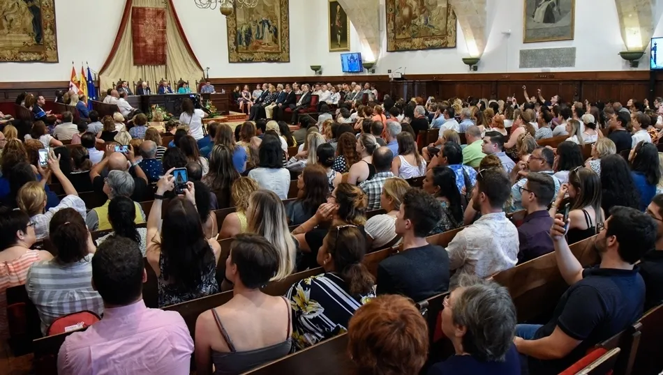 La inauguración de estos cursos se realizaba en el Paraninfo. Foto USAL