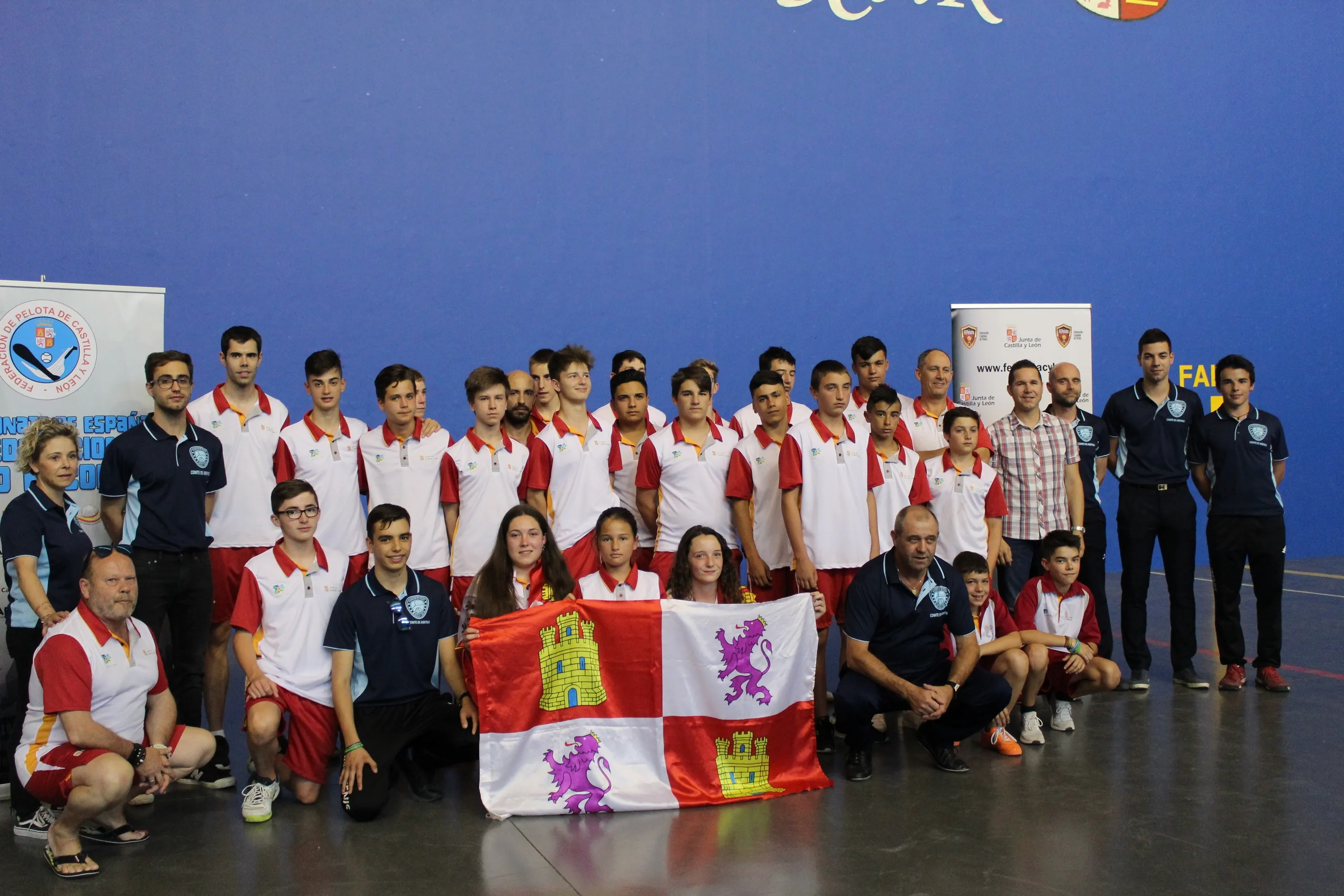 Integrantes del equipo de Castilla y León