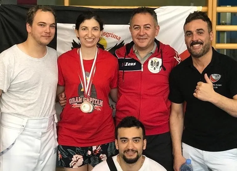 Integrantes del Club de Esgrima Gran Capitán de Salamanca