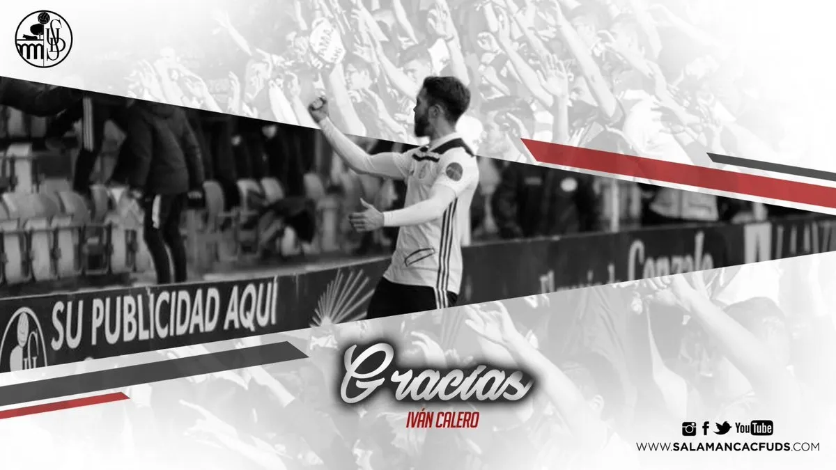 Iván Calero no estará en el Salamanca UDS la próxima temporada / Salamanca UDS