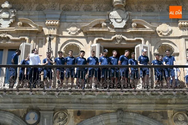 Foto 5 - Los participantes de Foot Talent son recibidos en el Ayuntamiento de Salamanca